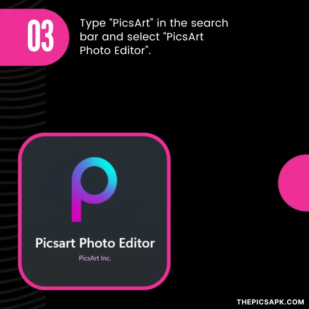 Picsart pc download step 3
